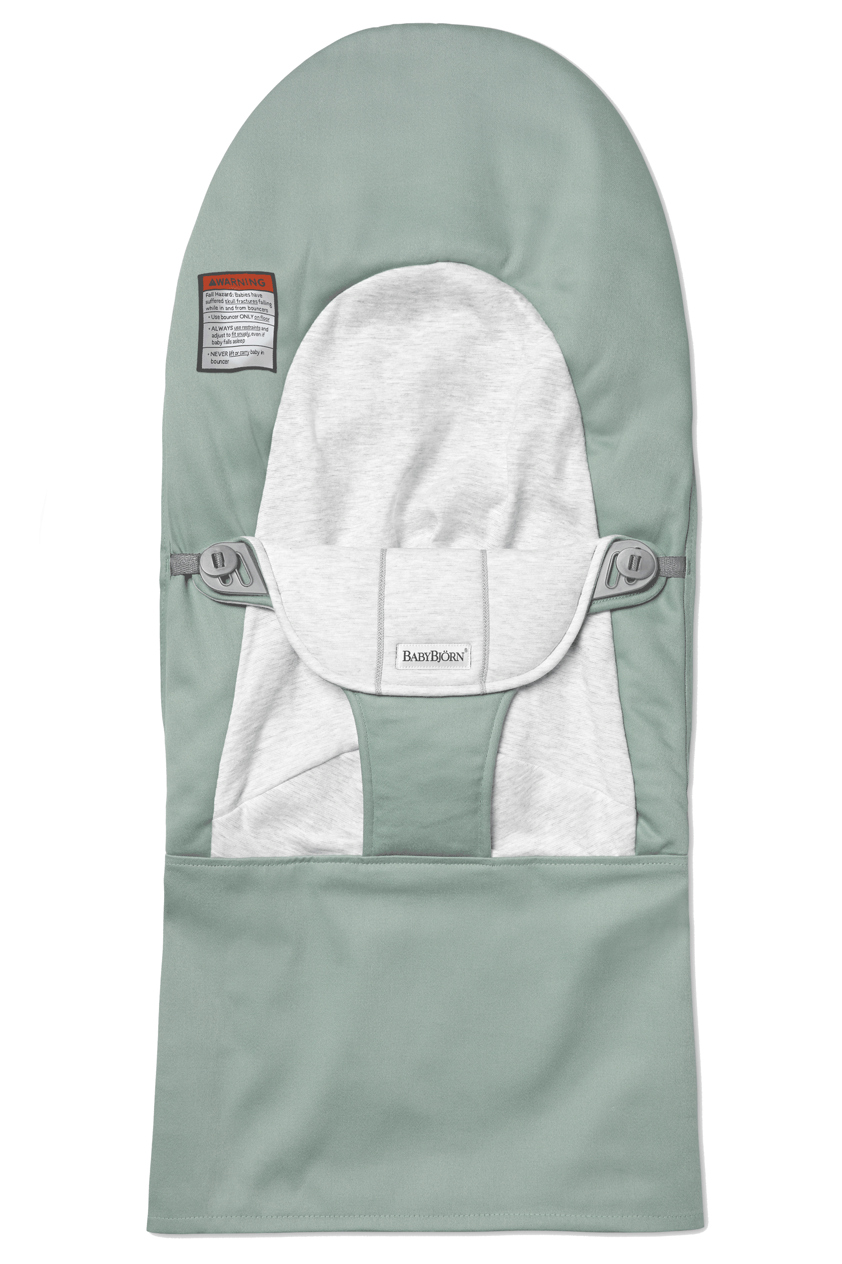 Fabric Seat for Balance Soft Sage green Woven jersey - BabyBjörn